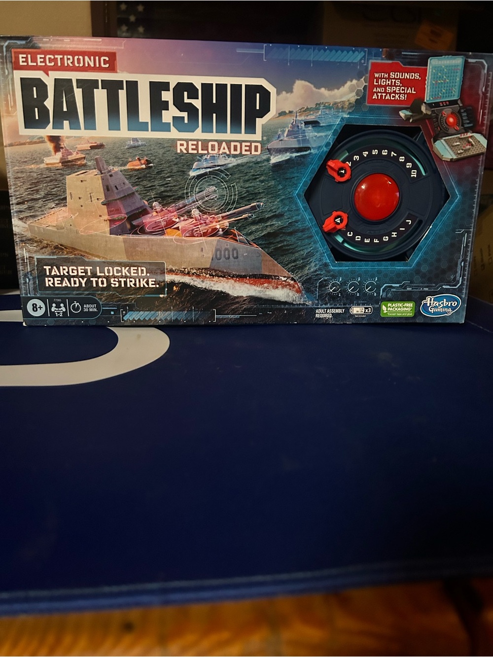 Hasbro Battleship Reloaded Electronic Game - Blue & Red